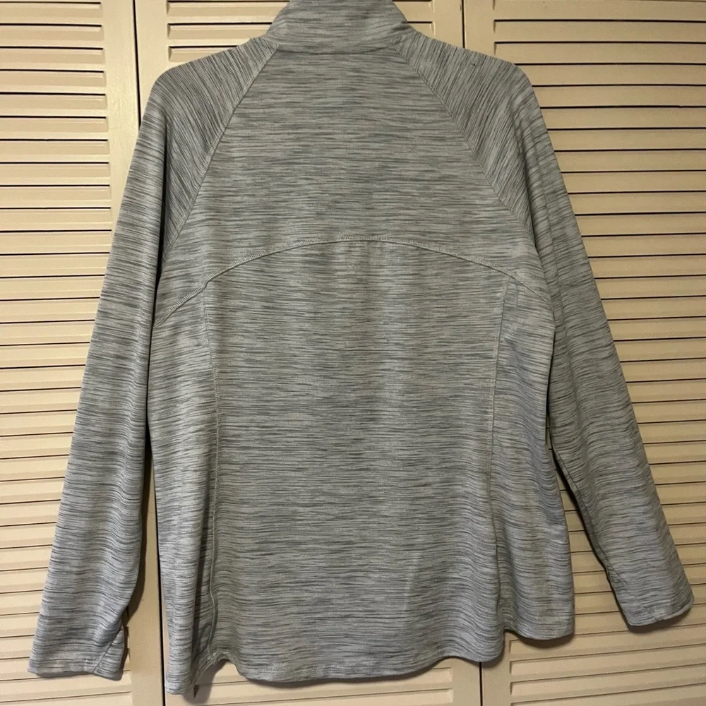 RBX NWOT Ladies Size XL Full Zip Athletic Jacket in Gray/Black multi